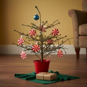 ASHLAND PEPPERMINT CANDY CHRISTMAS KITSCH ICON STRING LIGHTS - RARE